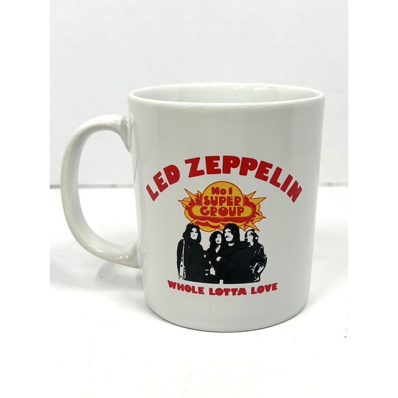 Led Zeppelin - Whole Lotta Love 12oz. Coffee Mug No. 1 Super Group - Picture 2 of 6